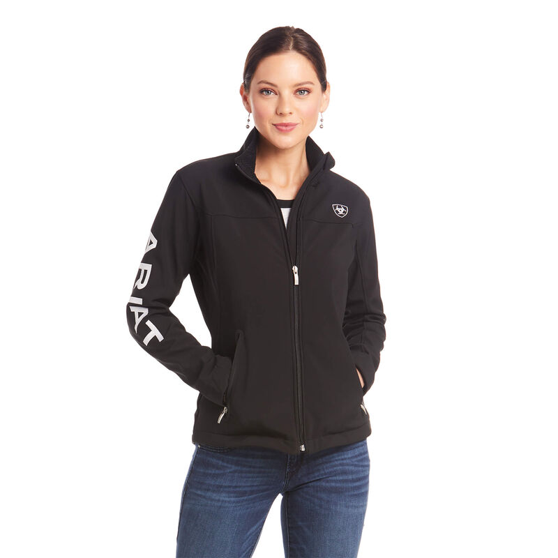 Ariat Jacke Damen - New Team Softshell Schwarz ( GUWJT-6543 )